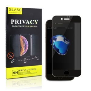 Película Vidro temperado Privacidade Apple iPhone 7/ 8 Plus Preto  Fullcover