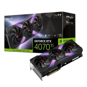 PNY GeForce RTX 4070 Ti Verto XLR8 Placa gráfica 12GB GDDR6X NVIDIA - Iluminação - PCIe 4.0