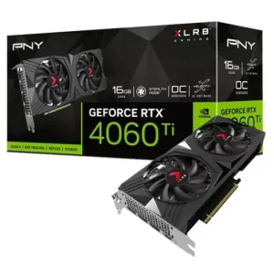 PNY GeForce RTX 4060 Ti Verto XLR8 Placa Gráfica 16GB GDDR6 NVIDIA Dual Fan - PCIe 4.0