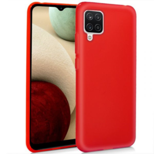 Capa Silicone Vermelho Samsung Galaxy A12