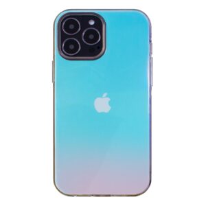 Capa Aurora Neon Silicone iPhone 13 Pro Azul