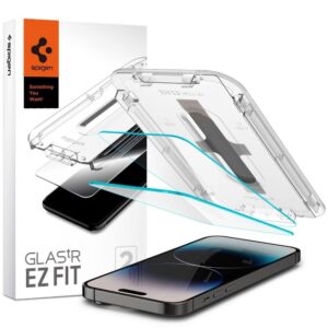 Spigen 2-Pack Película Vidro temperado iPhone 14 Pro Transparente