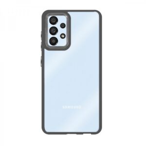Capa Silicone Cristal Transparente Samsung Galaxy A52 5G Preto