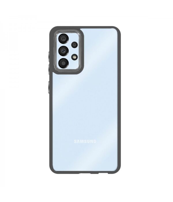 Capa Silicone Cristal Transparente Samsung Galaxy A52 5G Preto