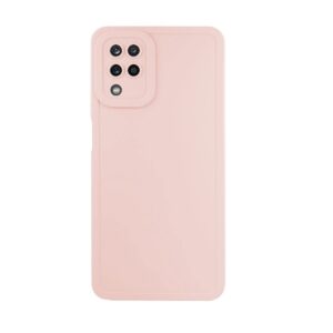 Capa Silicone Premium Samsung A12 Rosa