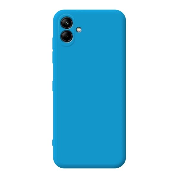 Capa Silicone Líquido Samsung A04E Azul