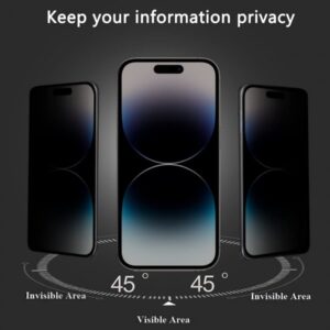 Película Vidro temperado Privacidade Apple iPhone 12 Pro Max Fullcover