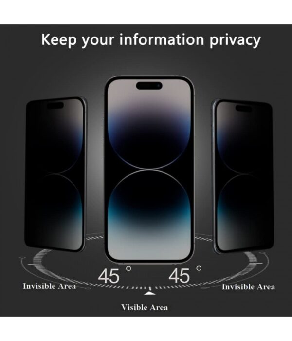 Película Vidro temperado Privacidade Apple iPhone 12 Pro Max Fullcover