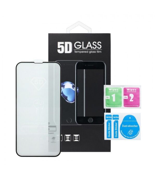 Película Vidro temperado 5D Full Glue iPhone X / XS / 11 Pro Preto
