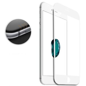 Película Vidro temperado 5D Full Glue iPhone 7 Plus / 8 Plus Branco