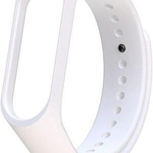 Bracelete Silicone para Xiaomi Mi Band 8 Branco