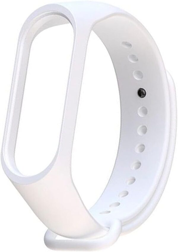 Bracelete Silicone para Xiaomi Mi Band 8 Branco