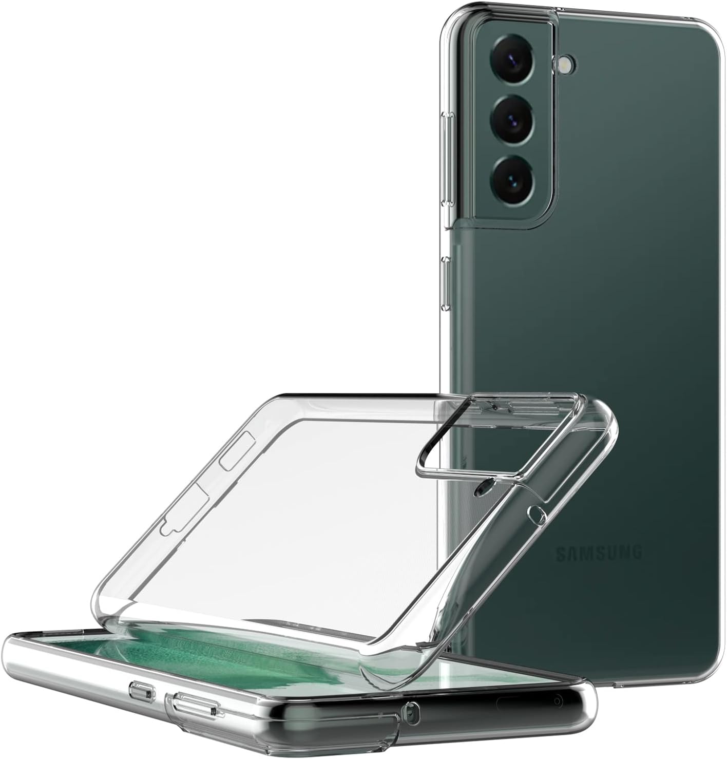 Capa Silicone Transparente Samsung S21 Plus