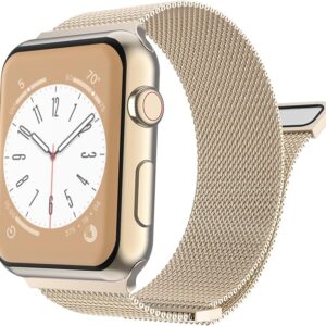 Bracelete Milanesa Apple Watch Dourado 38/  40/ 41 Mm