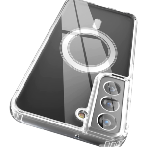 Capa Silicone Magnética Transparente Samsung S22 Plus