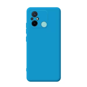 Capa Silicone Líquido 3D Xiaomi Redmi 12C/ 11A Azul