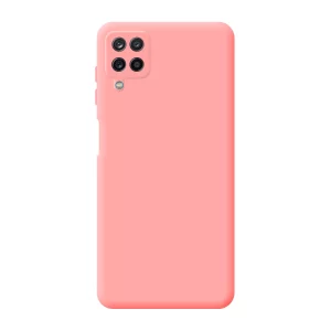 Capa Silicone Líquido Samsung A12 Rosa