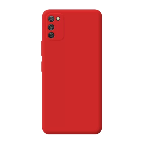 Capa Silicone Líquido Samsung A03s Vermelho