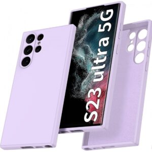 Capa Silicone Líquido 3D Samsung Galaxy S23 Ultra Lilás