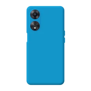 Capa Silicone Líquido 3D Oppo A58/ A78 5G Azul