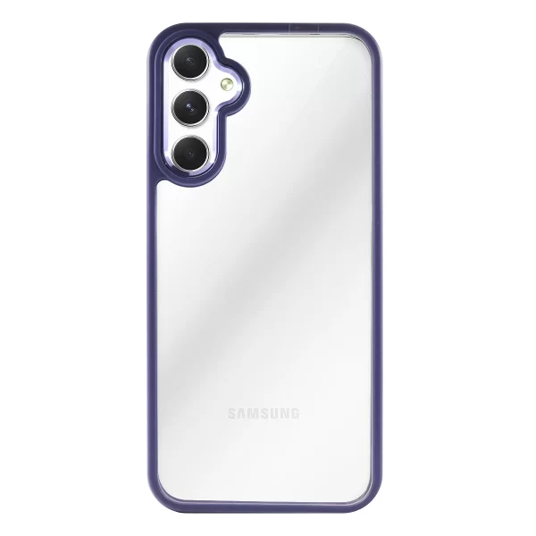 Capa Silicone Cristal Transparente Samsung Galaxy A14 Azul