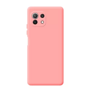Capa Silicone Líquido Xiaomi Mi 11 Lite Rosa