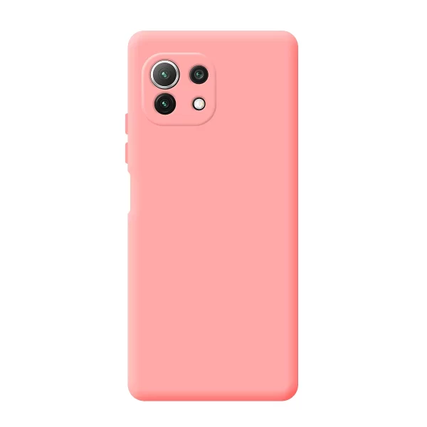 Capa Silicone Líquido Xiaomi Mi 11 Lite Rosa