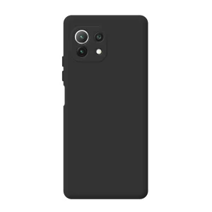 Capa Silicone Líquido Xiaomi Mi 11 Lite Preto