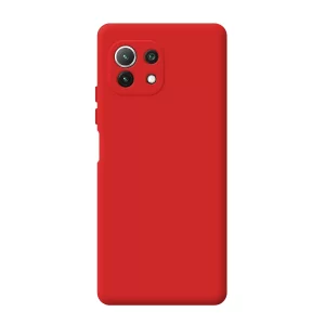 Capa Silicone Líquido Xiaomi Mi 11 Lite Vermelho