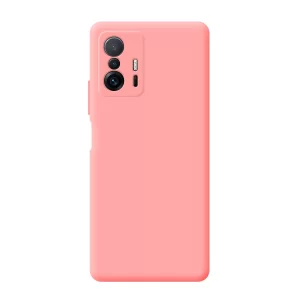 Capa Silicone Líquido Xiaomi Mi 11T/ Mi 11T Pro Rosa