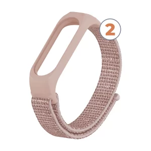 Bracelete Velcro Xiaomi Mi Band 3/ 4 Rosa