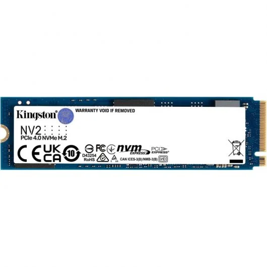 Disco rígido Kingston NV2 SSD M2 2280 250GB PCIe 4.0 NVMe geração 4x4